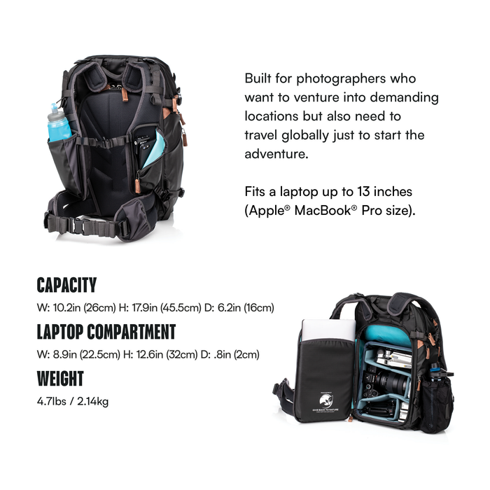 Shimoda Explore v2 25L Backpack Starter Kit with Small Mirrorless Core Unit - Black