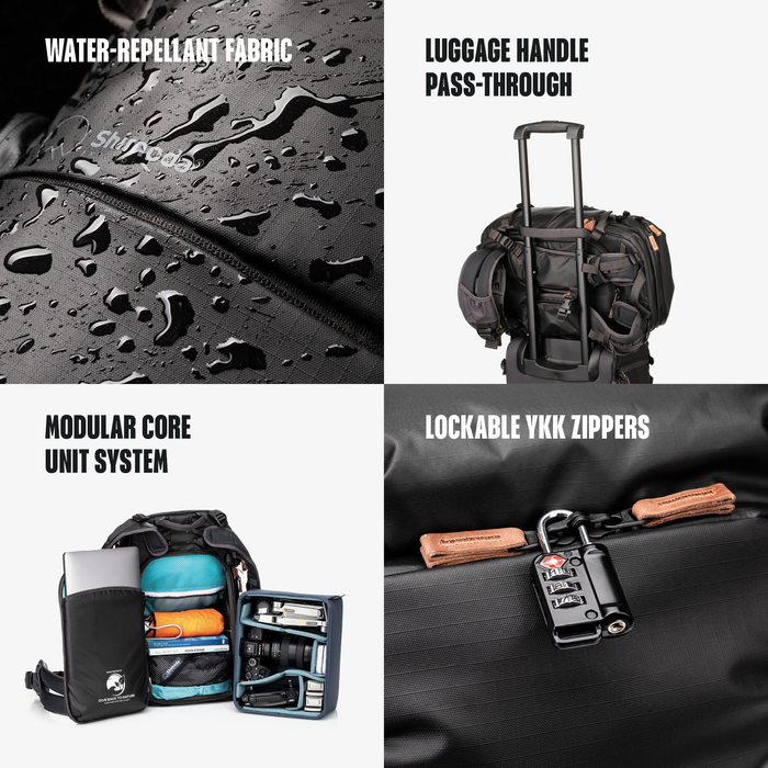 Shimoda Explore v2 25L Backpack Starter Kit with Small Mirrorless Core Unit - Black