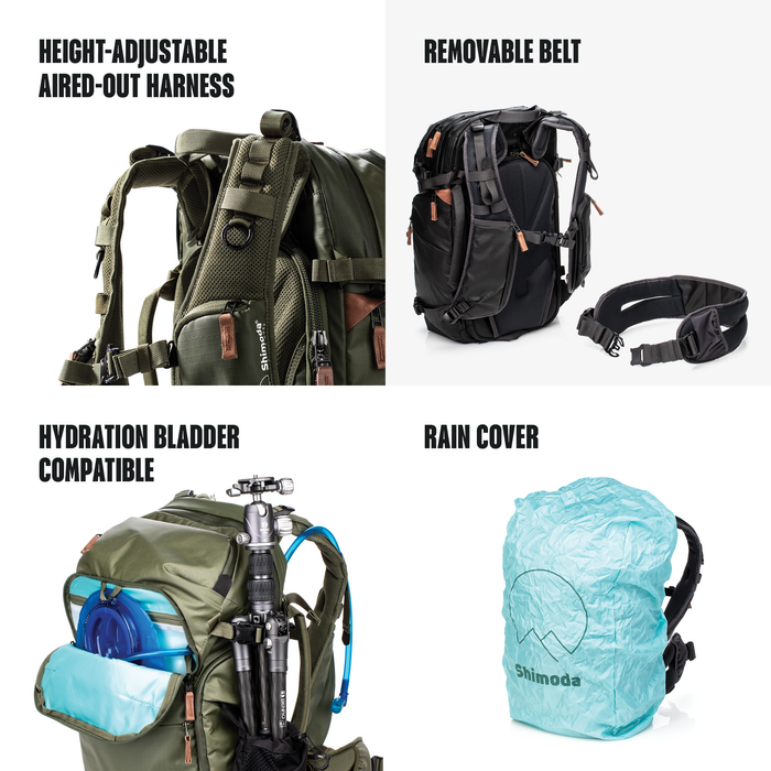 Shimoda Explore v2 25L Backpack Starter Kit with Small Mirrorless Core Unit - Army Green