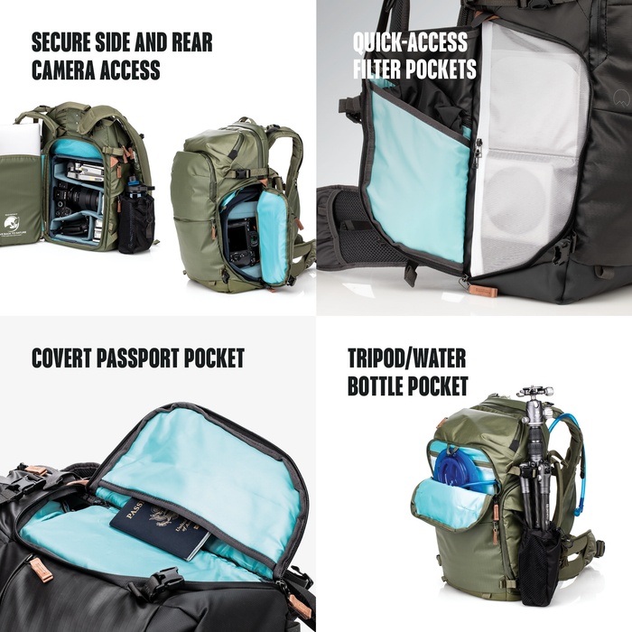Shimoda Explore v2 25L Backpack Starter Kit with Small Mirrorless Core Unit - Army Green
