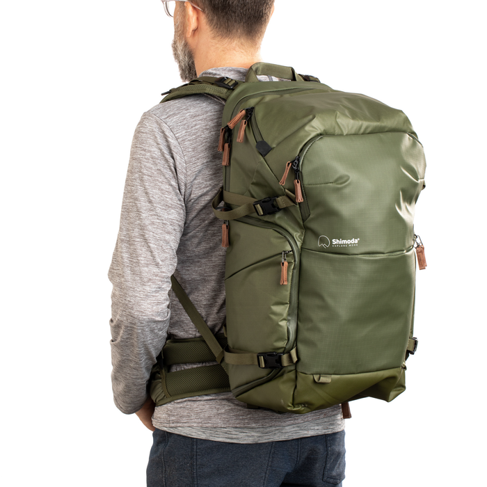 Shimoda Explore v2 35L Backpack Starter Kit with Medium DSLR Core Unit - Army Green