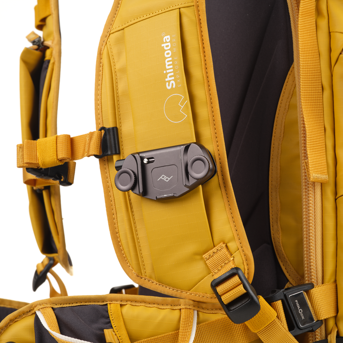 Shimoda Capture Strap for Action X Series Backpacks, Left Shoulder Strap - Yellow