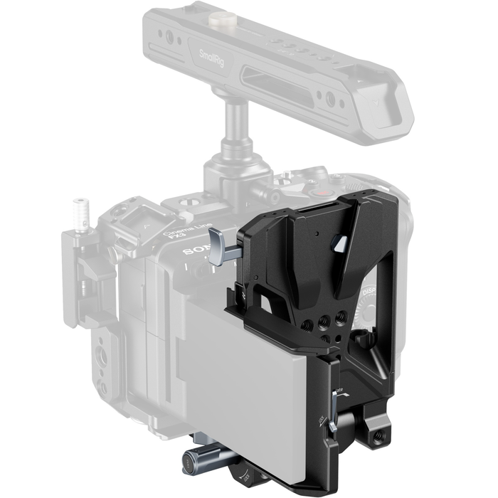 SmallRig V-Mount Battery Mount Plate Kit with Screen Protector, 65W PD Charging, LCD Bracket & Tool-Free Arca-Swiss QR Plate 5315