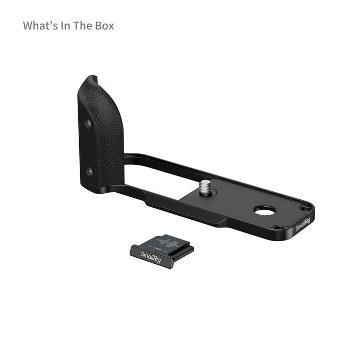 SmallRig L-Shaped Mount Plate with Silicone Handle for Fujifilm X Half - Black