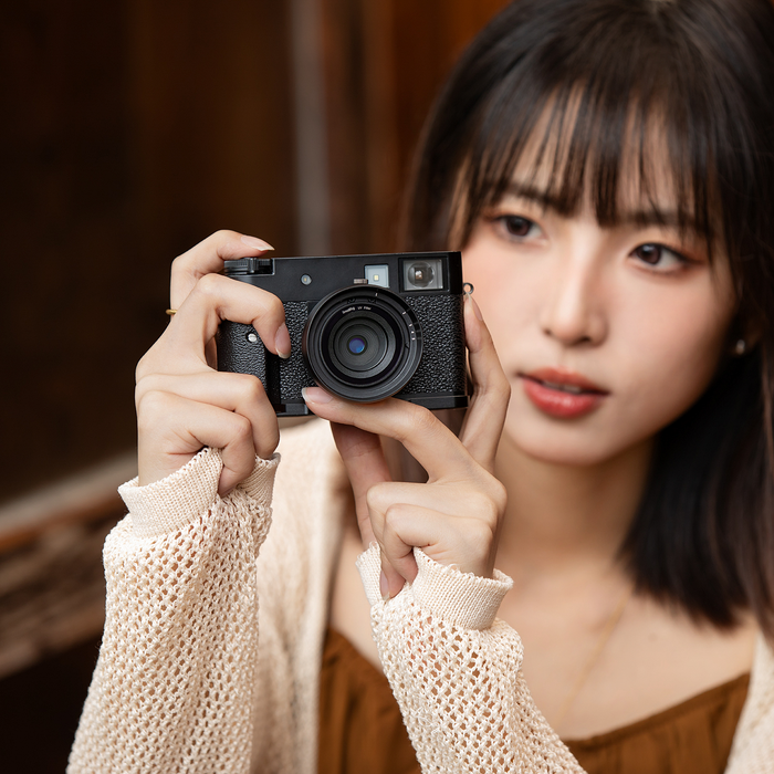 SmallRig L-Shaped Mount Plate with Silicone Handle for Fujifilm X Half - Black