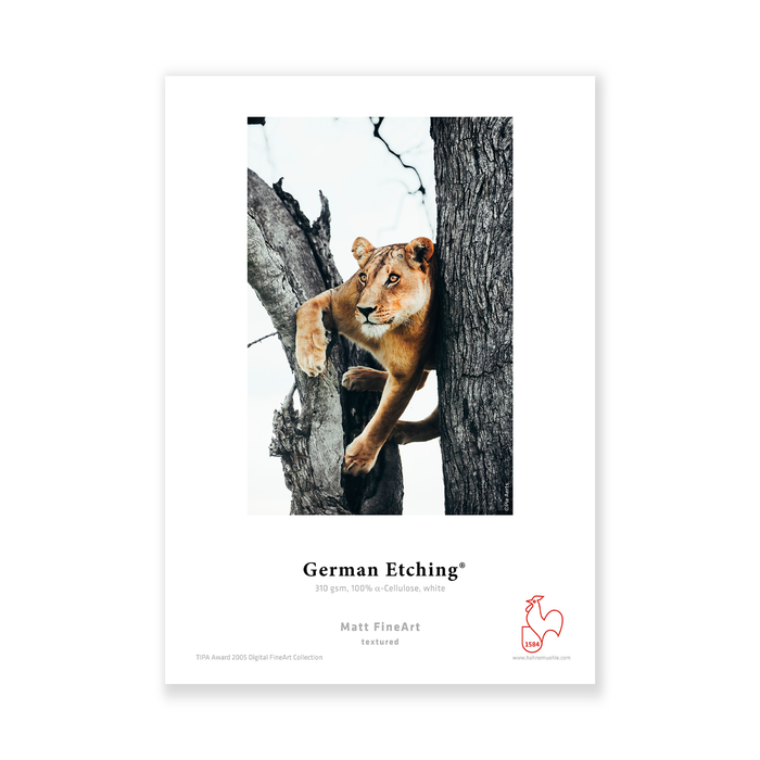 Hahnemühle German Etching FineArt Textured Matte Inkjet Paper 310gsm, 11 x 17" - 25 Sheets