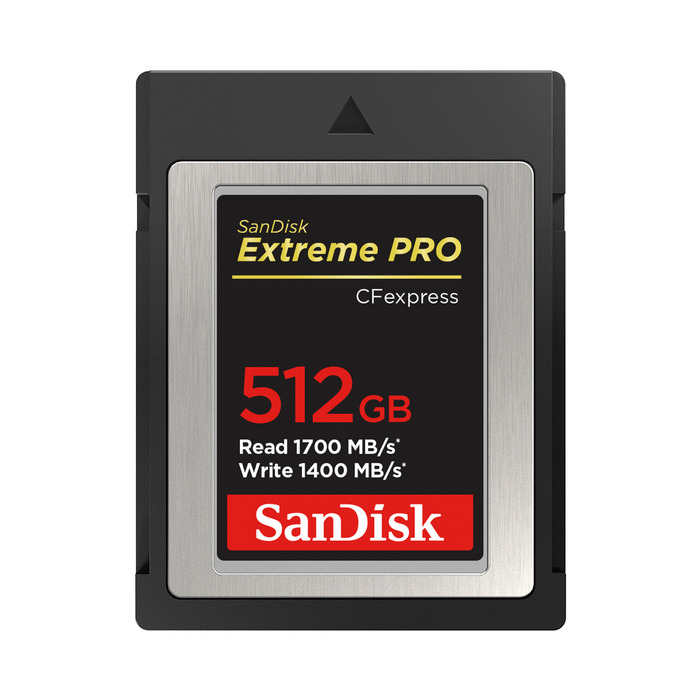 SanDisk 512GB Extreme PRO CFexpress Type B Memory Card