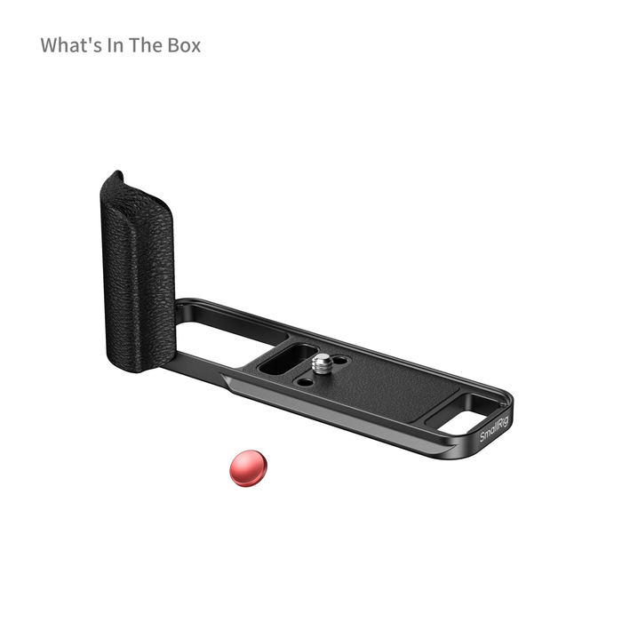 SmallRig L-Shaped Mount Plate with Silicone Handle for Fujifilm X-E5 Black 5448