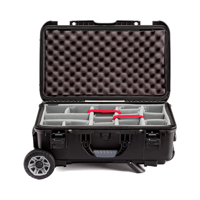 Nanuk 935 Heavy Duty Wheeled Protective Case with Padded Dividers & Lid Foam - Black