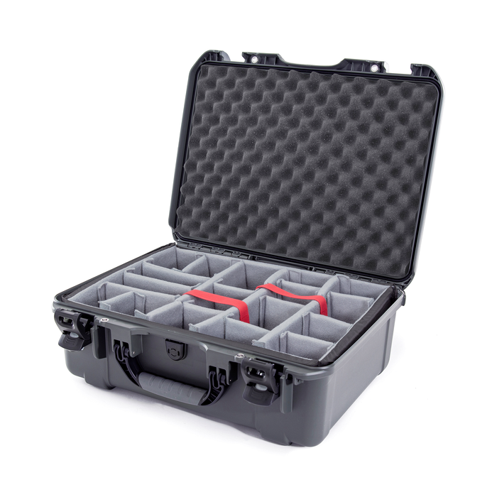 Nanuk 940 Wheeled Protective Case with Padded Dividers & Lid Foam - Graphite