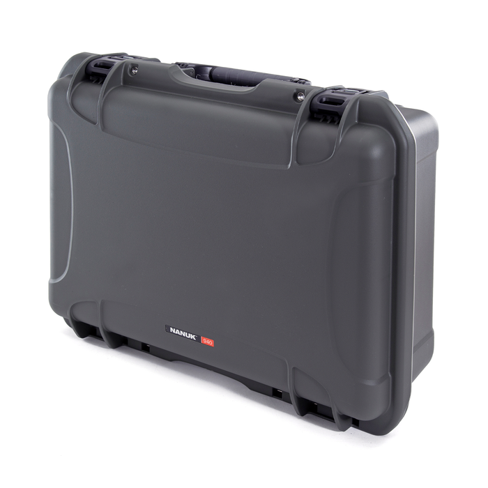 Nanuk 940 Wheeled Protective Case with Cubed Foam & Lid Foam - Graphite