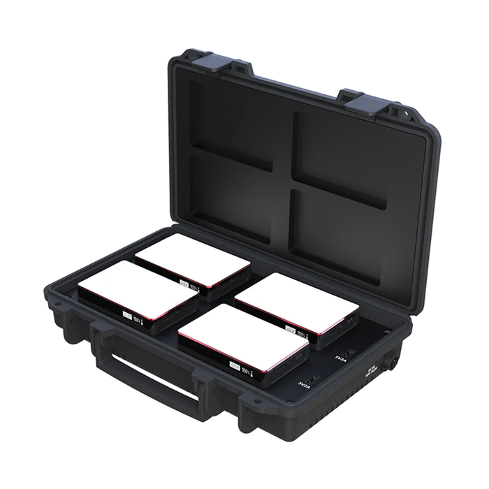Aputure MC 4-Light Travel Kit with Charging Case
