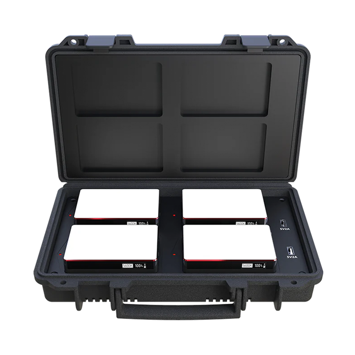 Aputure MC 4-Light Travel Kit with Charging Case