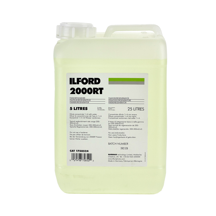 Ilford 2000 RT Liquid Concentrate Fixer & Replenisher for Black & White Paper - 5 Liters