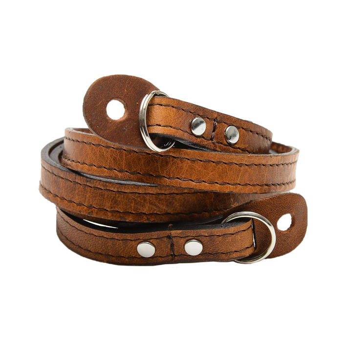 ONA Sevilla Leather Camera Strap, 40" - Antique Cognac