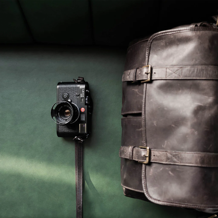 ONA Sevilla Leather Camera Strap, 40" - Dark Truffle