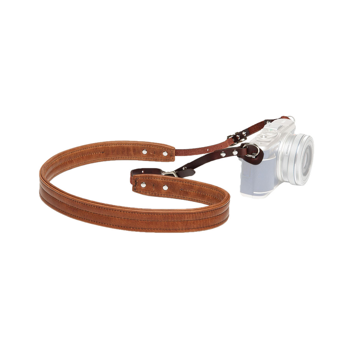 ONA Oslo Leather Camera Strap, 40-46" - Antique Cognac