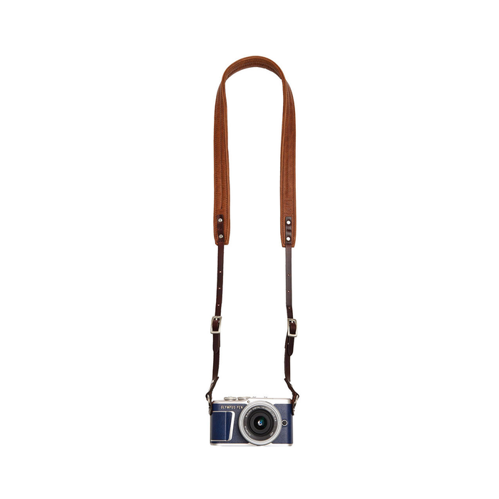 ONA Oslo Leather Camera Strap, 40-46" - Antique Cognac