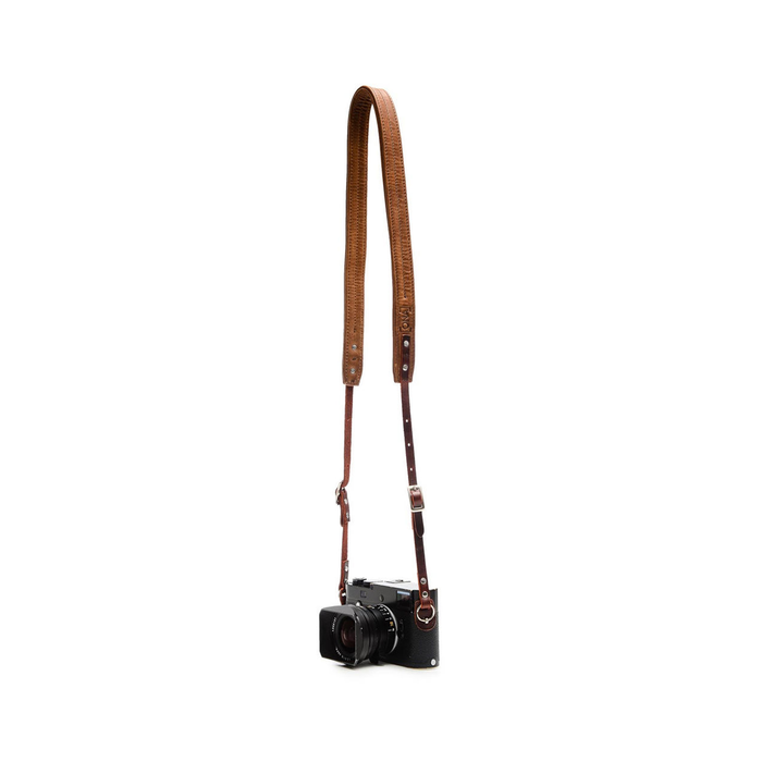 ONA Oslo Leather Camera Strap, 40-46" - Antique Cognac