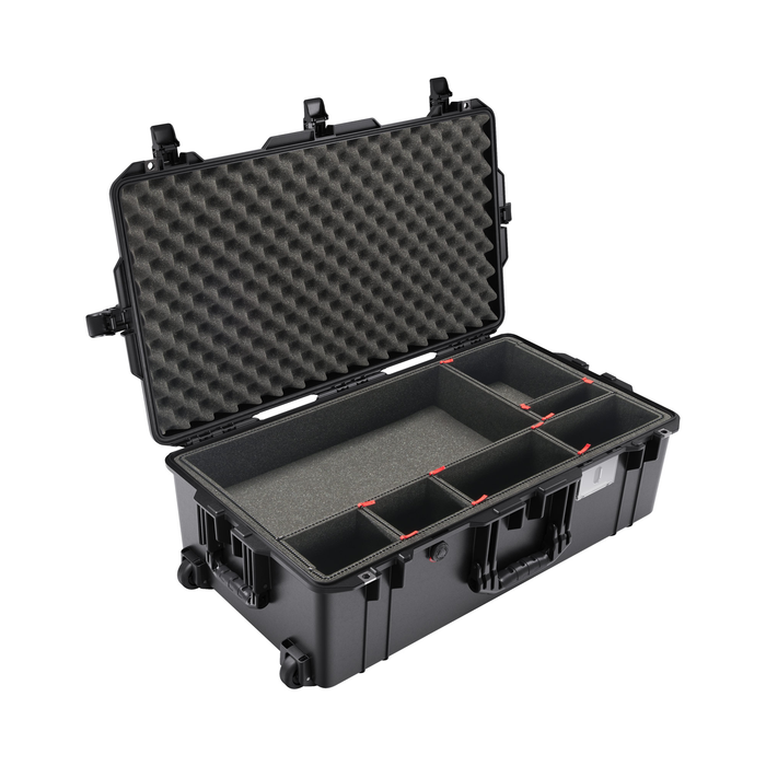 Pelican 1615 Air Case with TrekPak Dividers & Lid Foam - Black
