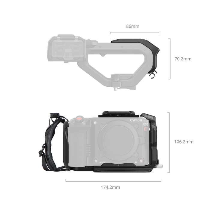 SmallRig Camera Cage Kit for Canon EOS C50 with XLR Extension 5657