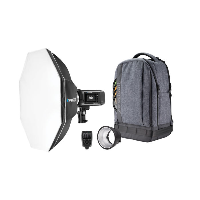Westcott FJ400 II Strobe 1-Light Backpack Kit with FJ-X3 M Universal Wireless Trigger
