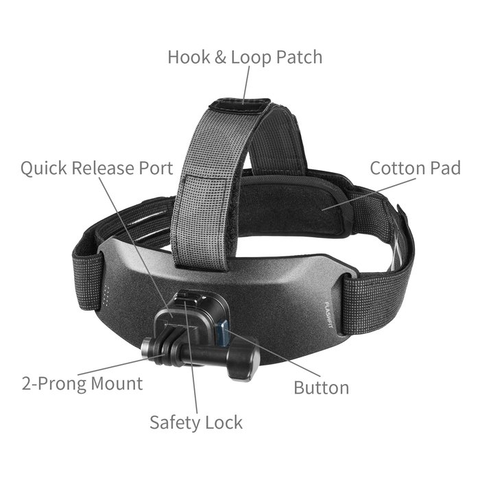 SmallRig Head Strap Mount for Action Cameras 5724