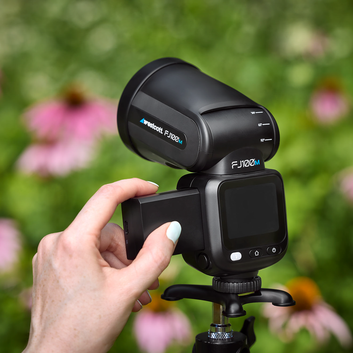 Westcott FJ100 M Touchscreen Speedlight Flash with Multi-Brand Camera Mount (100Ws)