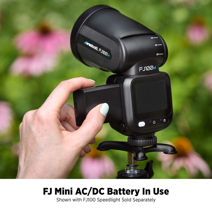 Westcott FJ Mini AC/DC Rechargeable USB-C Battery for FJ100 Strobe & Flash