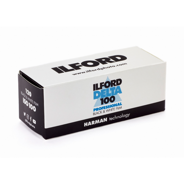 Ilford Delta 100 Professional Black & White Negative - 120 Film, Single Roll