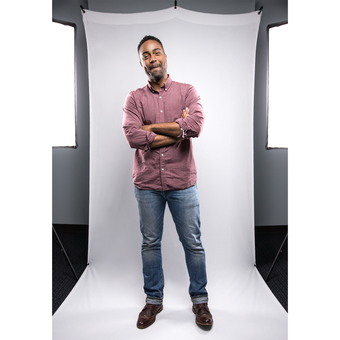 Westcott X-Drop 3-Pack Sweep Backdrop Kit, 5' x 12'