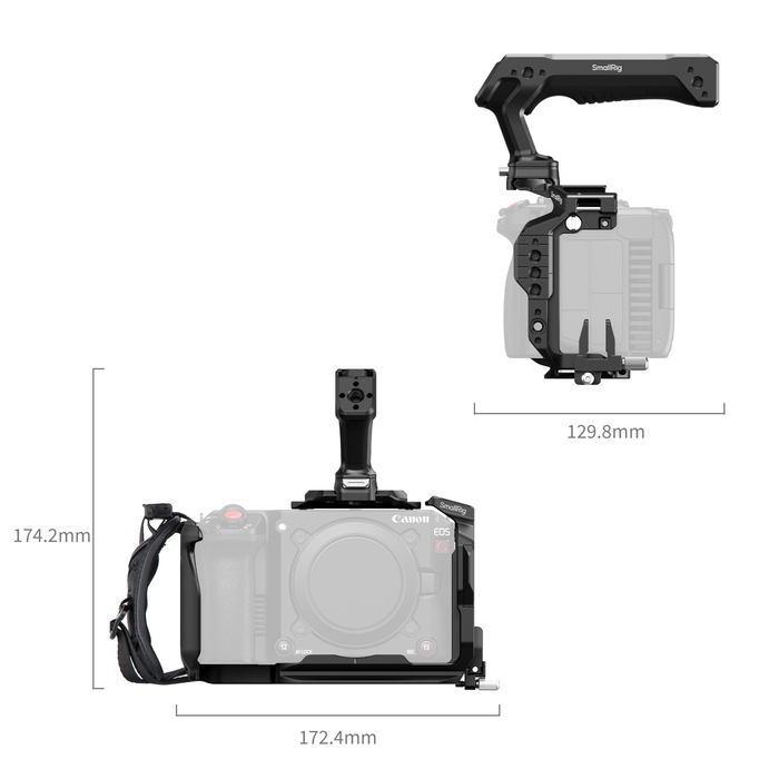 SmallRig Camera Cage Kit for Canon EOS C50 with Top Handle 5809