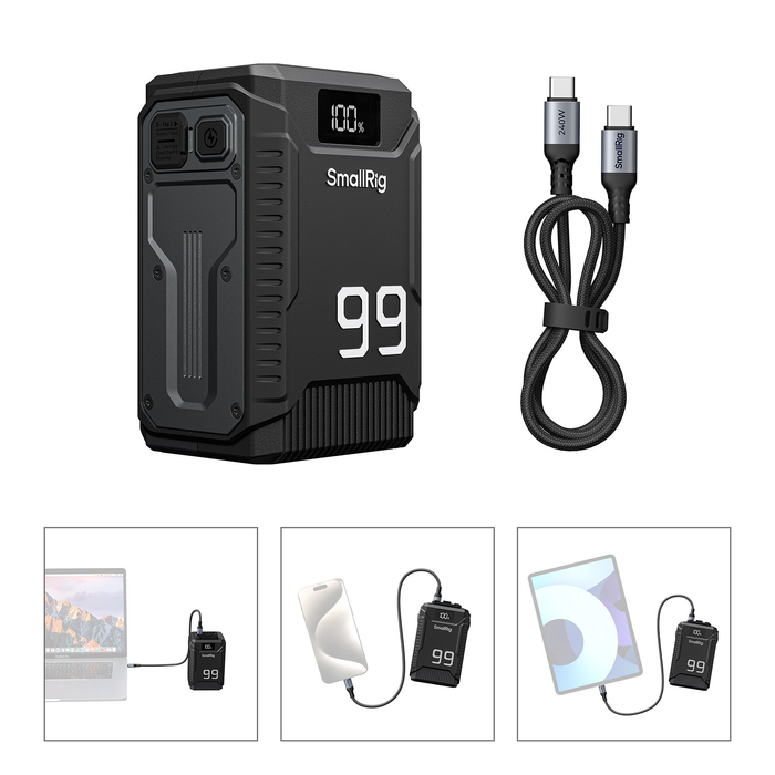 SmallRig T99 Triple-Proof V-Mount Battery