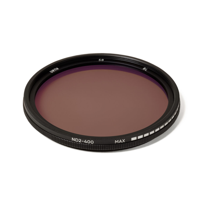 Urth 58mm ND2-400 (1-8.65 Stop) Variable Neutral Density Lens Filter