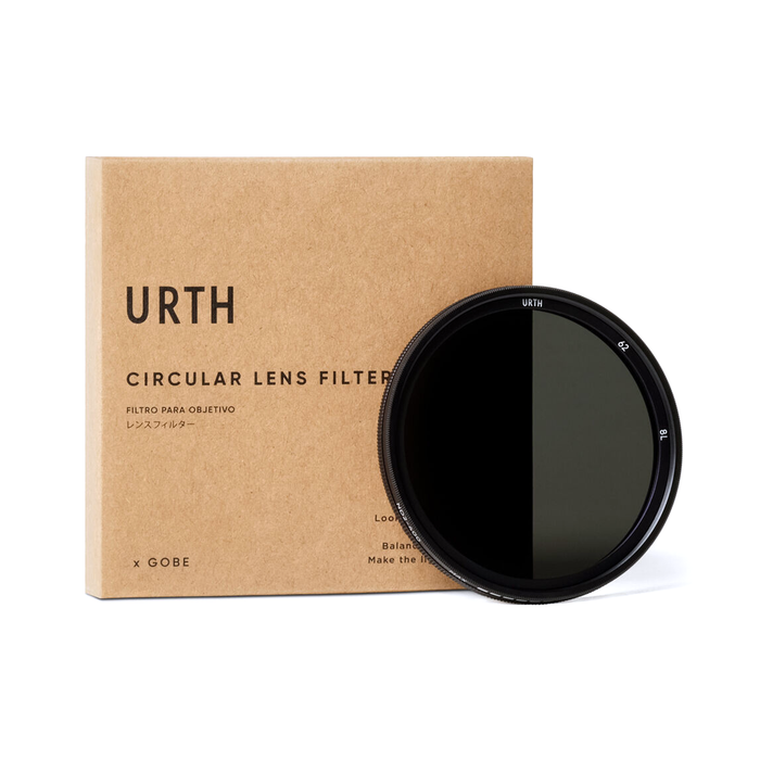 Urth 62mm ND2-400 (1-8.65 Stop) Variable Neutral Density Lens Filter