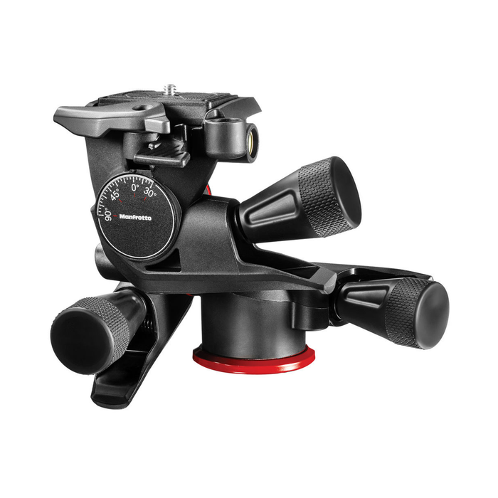 Manfrotto XPRO Geared 3-Way Pan & Tilt Tripod Head with 200PL-14 Quick Release Plate