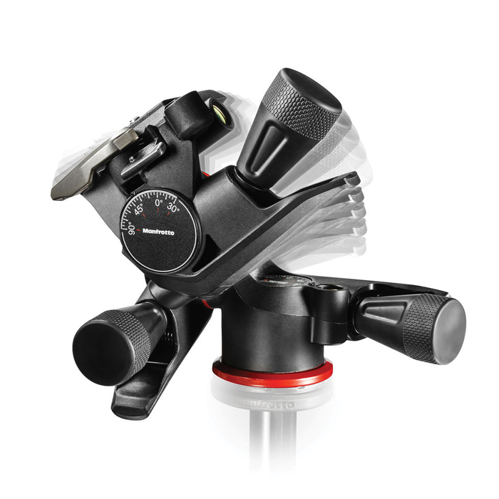 Manfrotto XPRO Geared 3-Way Pan & Tilt Tripod Head with 200PL-14 Quick Release Plate