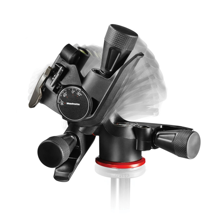Manfrotto XPRO Geared 3-Way Pan & Tilt Tripod Head with 200PL-14 Quick Release Plate