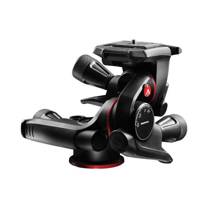 Manfrotto XPRO Geared 3-Way Pan & Tilt Tripod Head with 200PL-14 Quick Release Plate