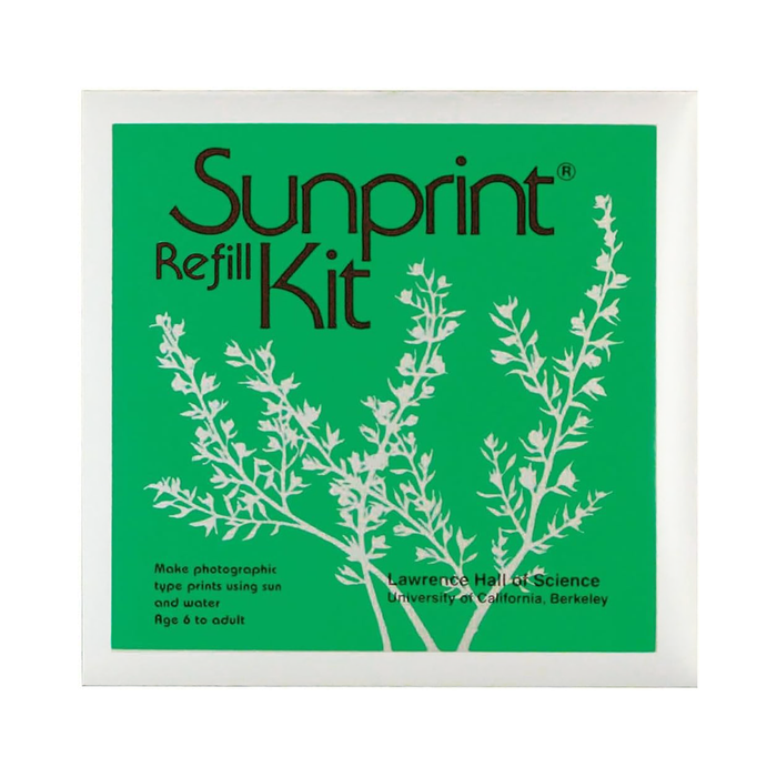 Sunprint Kit Refill, 4 x 4” - 12 Sheets