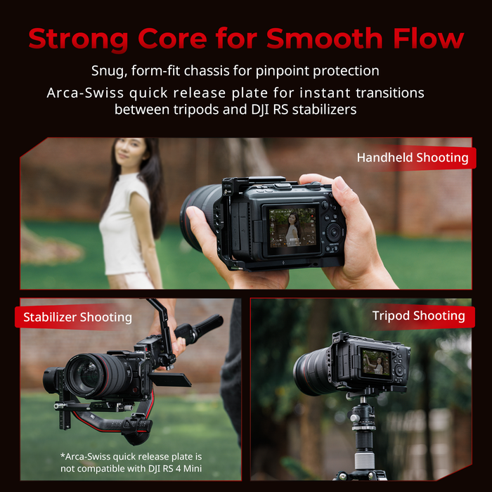 SmallRig HawkLock Quick Release Full Camera Cage Kit for Canon EOS R6 V 6372