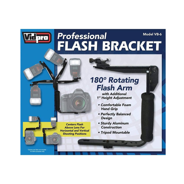 VidPro VB-6 Professional Camera Flash Bracket