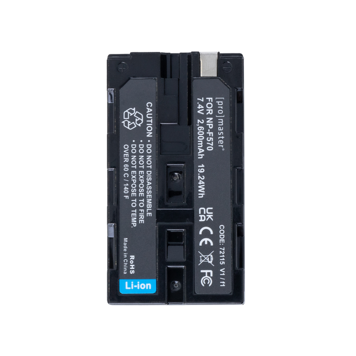 ProMaster Li-ion Battery for Sony NP-F570 with USB-C Charging