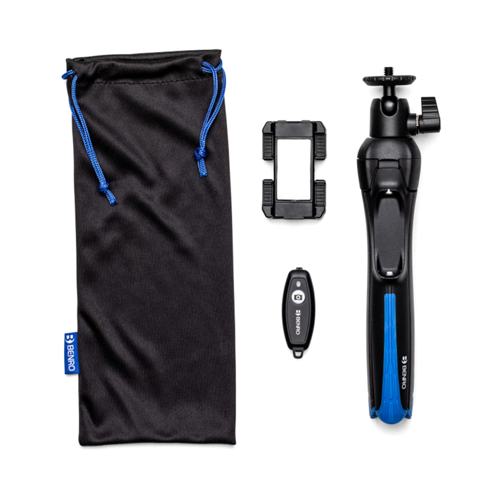 Benro BK15 Mini Tripod & Selfie Stick with Remote for Smartphones