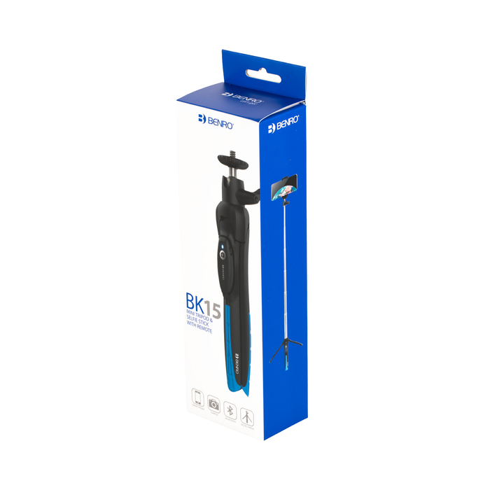 Benro BK15 Mini Tripod & Selfie Stick with Remote for Smartphones