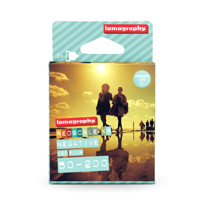 Lomography Redscale XR 50-200 Color Negative - 120 Film, 3 Pack