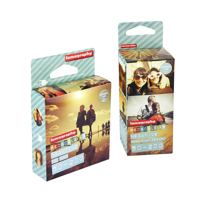 Lomography Redscale XR 50-200 Color Negative - 120 Film, 3 Pack