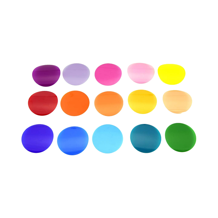 Godox V-11C Color Effects Filter Set for Round Flash Heads (15 Colored Gels / 30 Pieces)