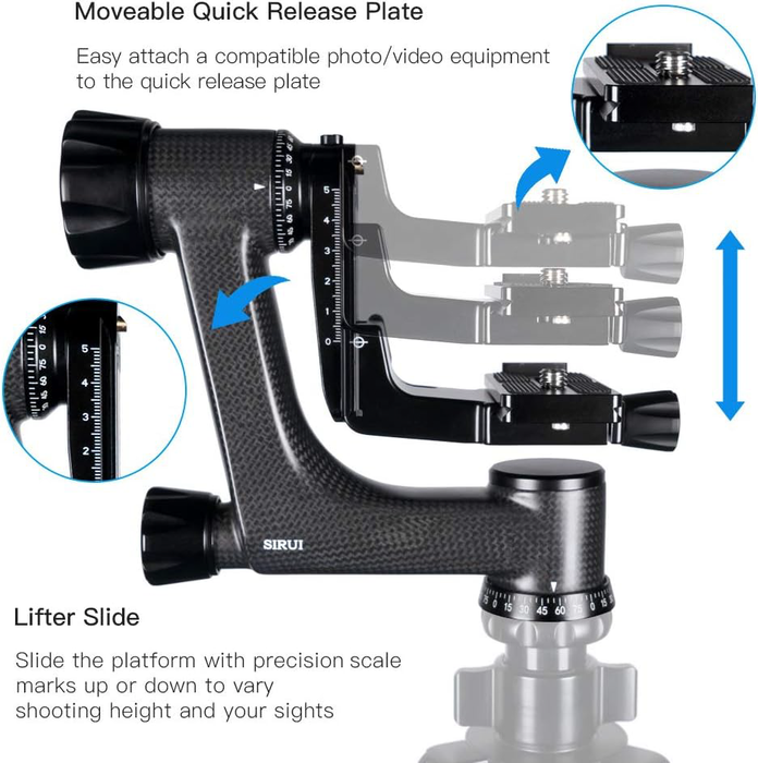 Sirui PH-10 Carbon Fiber Gimbal Head