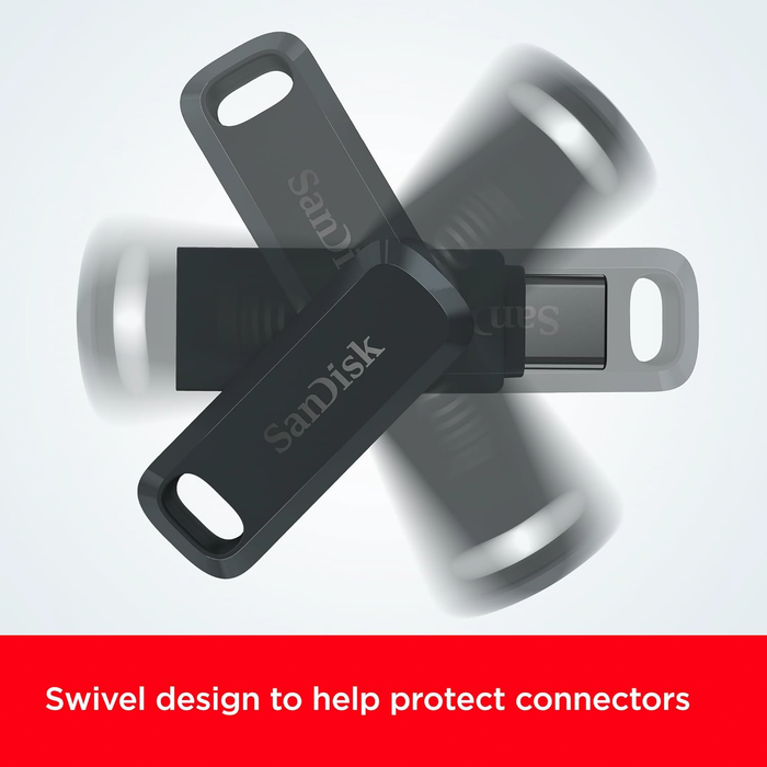 SanDisk 64GB Ultra Dual Drive Go USB Type-C 2-in-1 Flash Drive